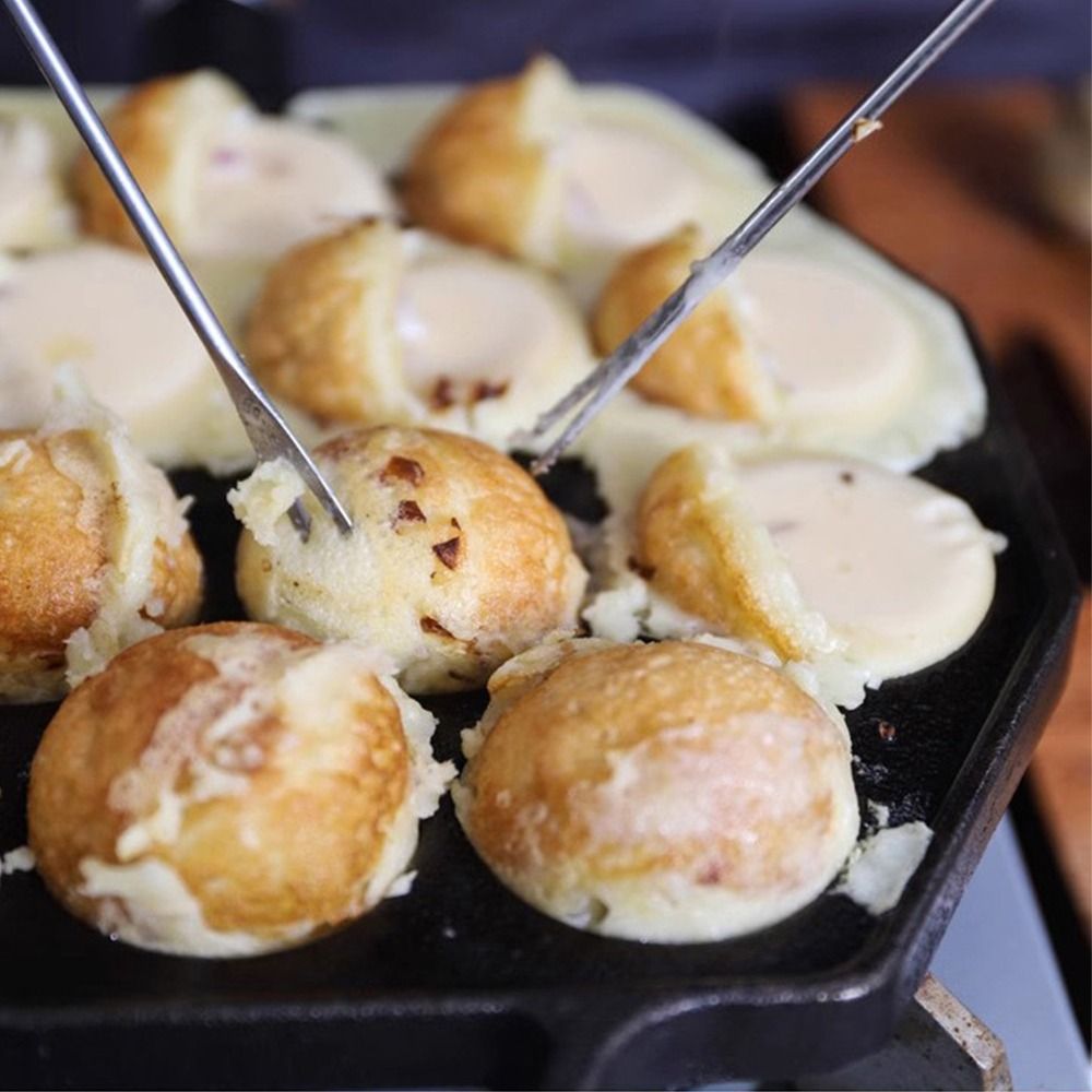 Takoyaki Pan Cast - Padella Takoyaki in Ghisa a 15