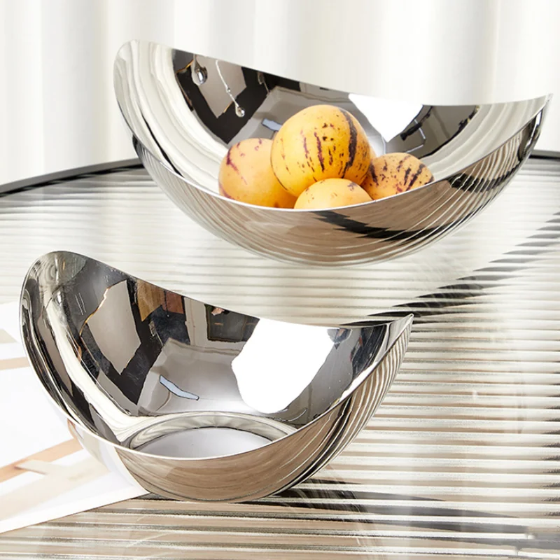 Home Cooking Dishes - Piatto di servizio in acciaio inossidabile,