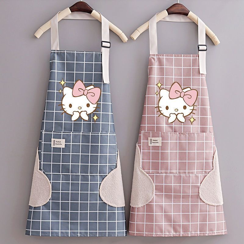 Home Cooking Is The Best - Grazioso Grembiule Kawaii Hello Kitty Impermeabile