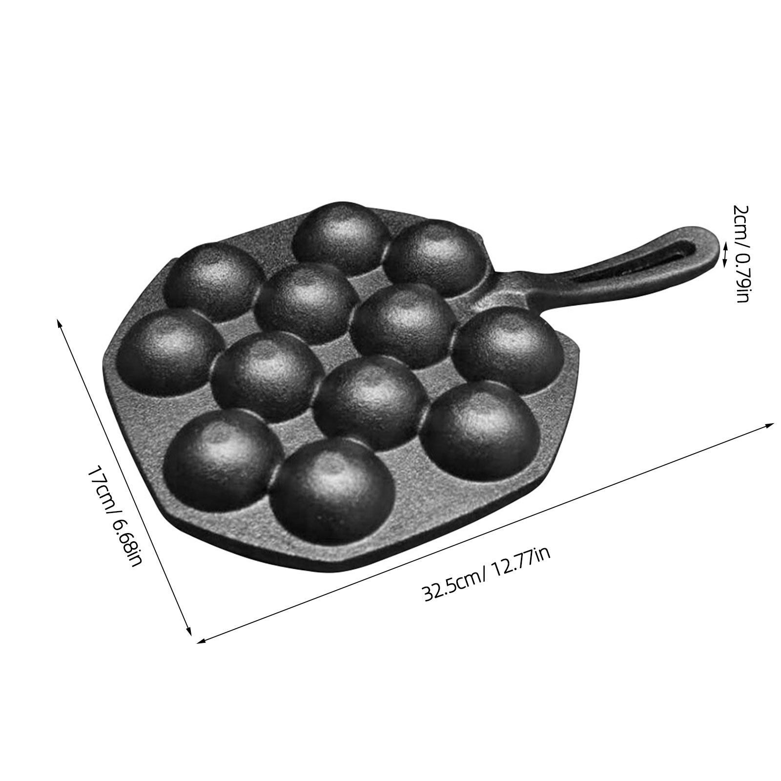 Takoyaki Pan Cast - 1 pezzo di padella per takoyaki
