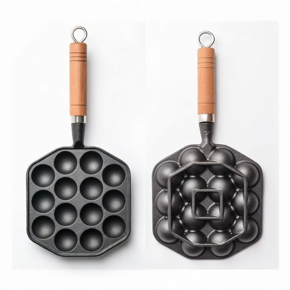 Padella Takoyaki in ghisa, ide - Takoyaki Pan Cast recensione e prezzo