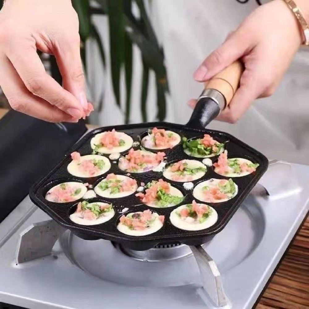 Padella Takoyaki in ghisa, ide - Takoyaki Pan Cast recensione e prezzo
