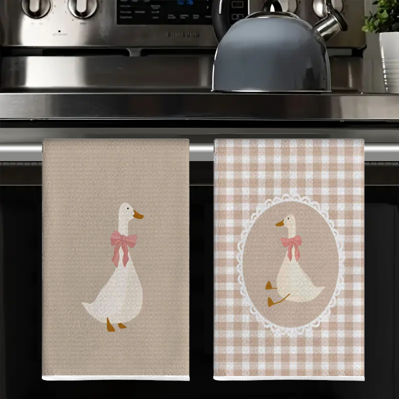 2 pezzi, simpatici strofinacci - Home Cooking Is The Best recensione e prezzo