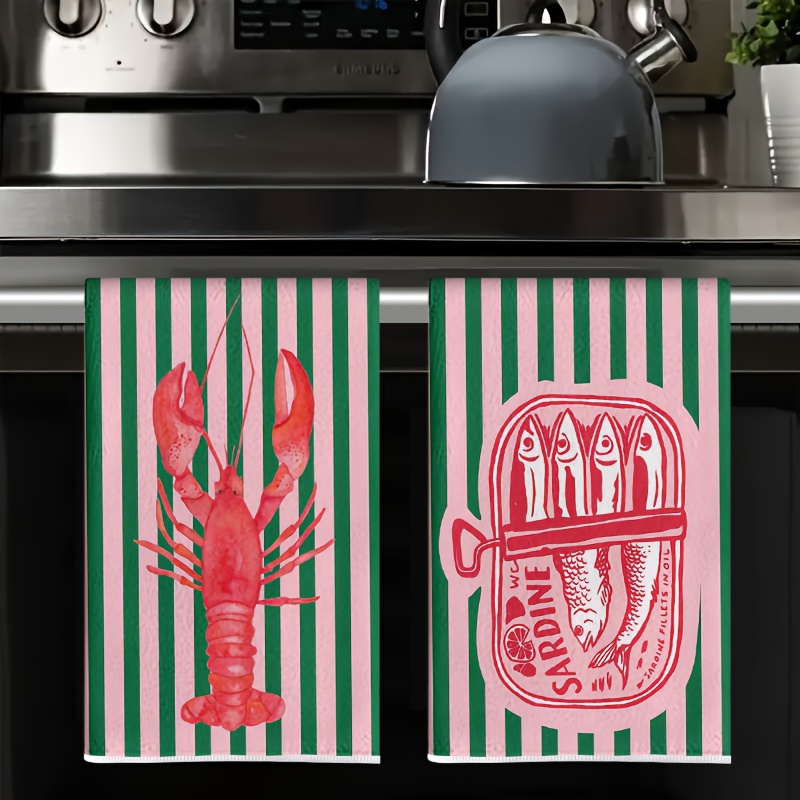 Set di 2 strofinacci da cucina - Home Cooking Is The Best recensione e prezzo