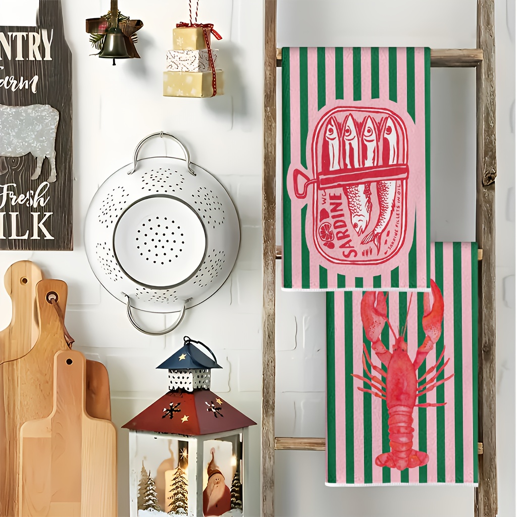 Set di 2 strofinacci da cucina - Home Cooking Is The Best recensione e prezzo