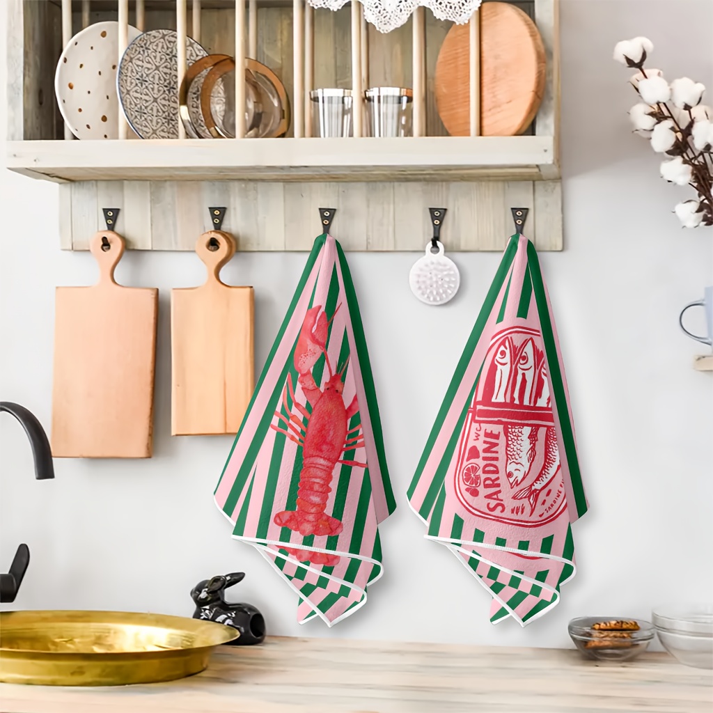 Set di 2 strofinacci da cucina - Home Cooking Is The Best recensione e prezzo