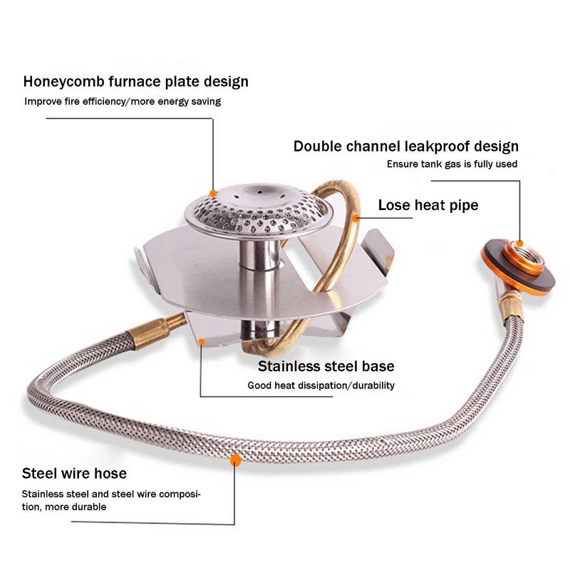 Fornello a Gas da campeggio al - Home Cooking Gas Stove recensione e prezzo