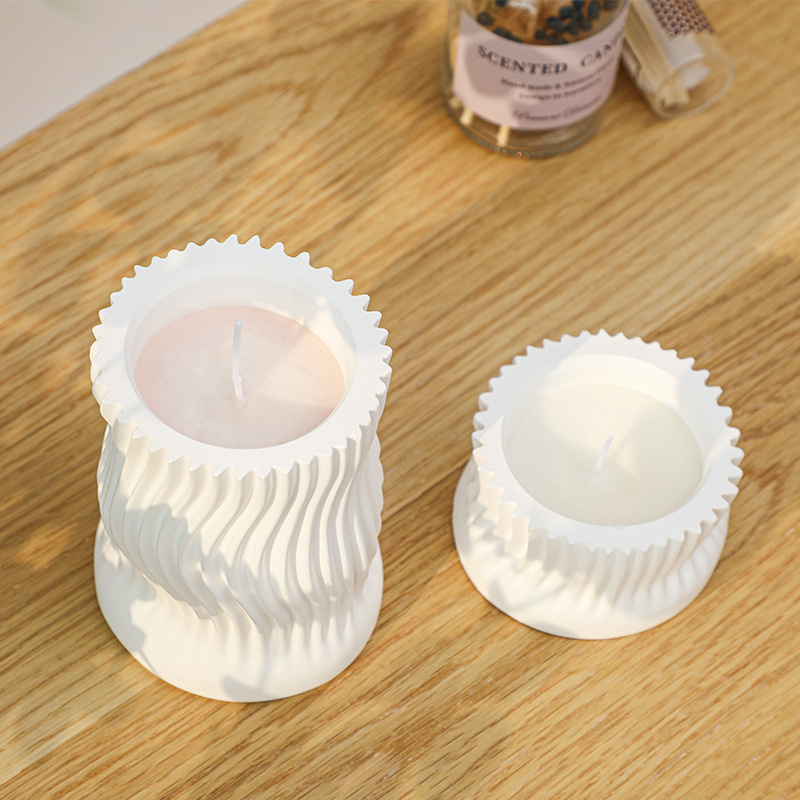 Wave Striped Candle Cup Clay s - Idli Steamer Mold recensione e prezzo
