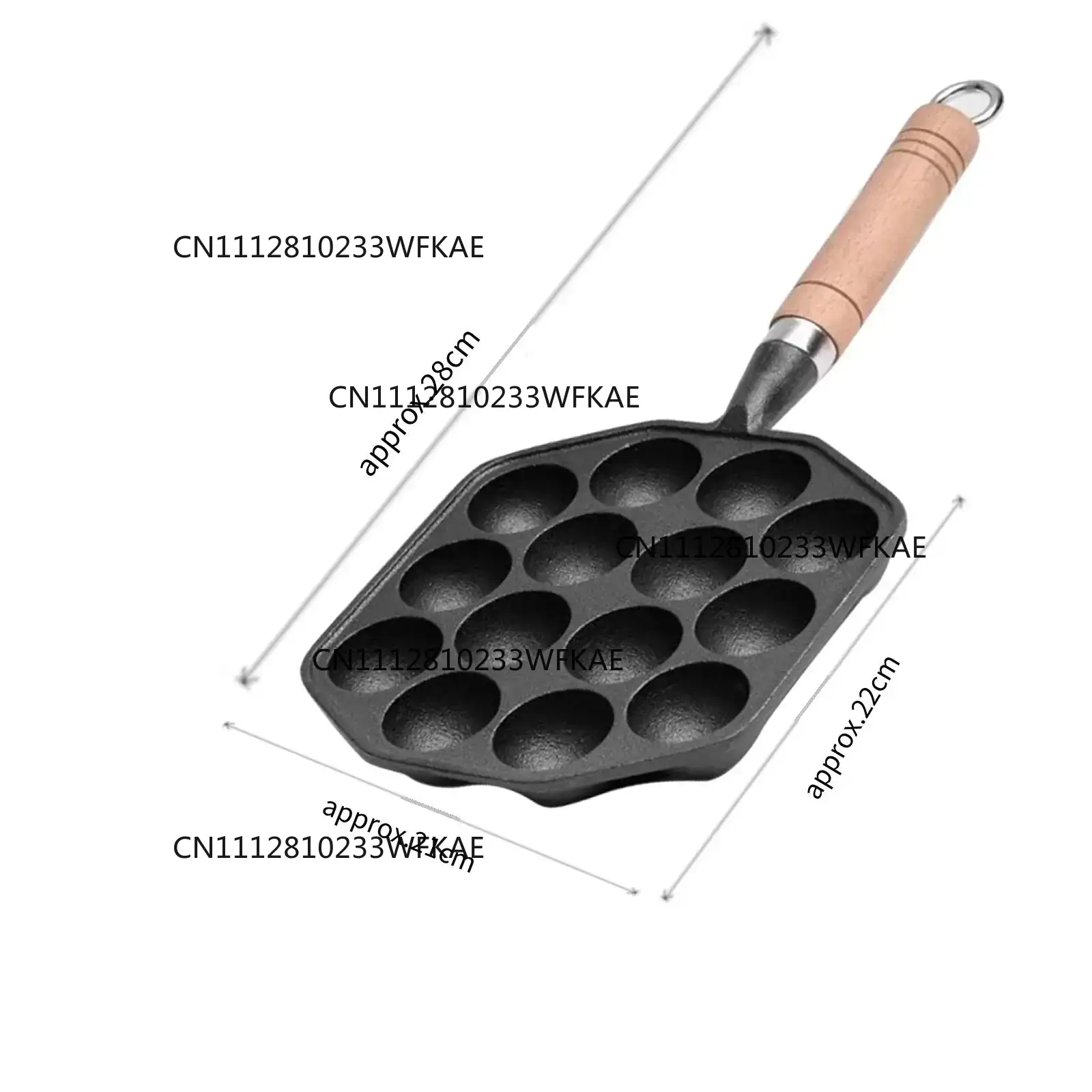 Padella antiaderente in ghisa  - Takoyaki Pan Cast recensione e prezzo