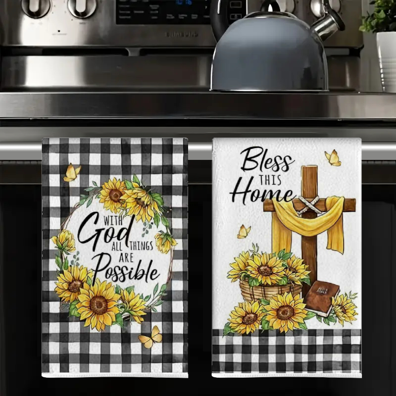 Set di 2 strofinacci da cucina - Home Cooking Is The Best recensione e prezzo