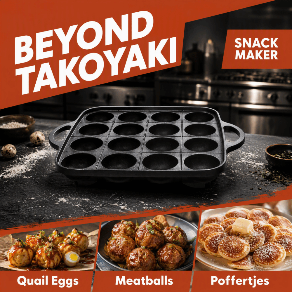 Nuova Padella per Takoyaki Ner - Takoyaki Pan Cast recensione e prezzo
